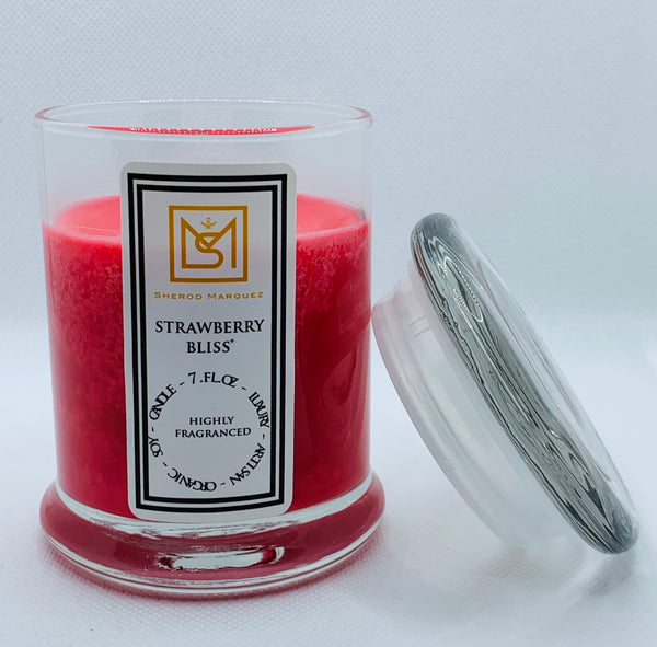 Strawberry Bliss Luxury Soy Candle